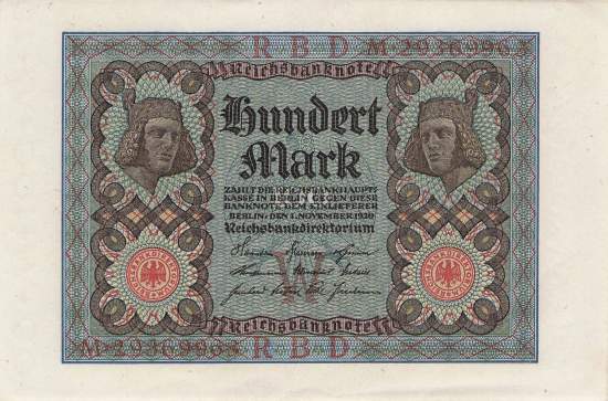 100 Mark 1920
